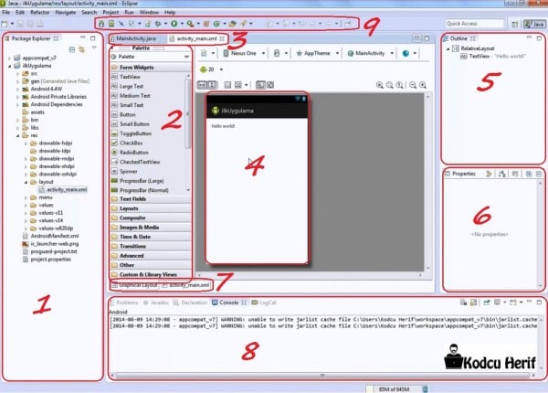 Eclipse Programı ve Android Uygulama Oluşturma