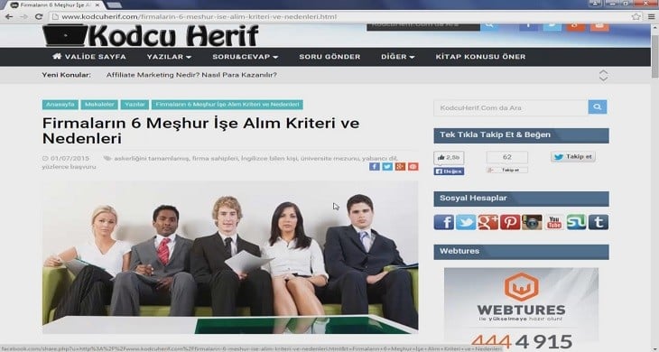 İnceleme Bilgi: İçerik Sunumu ve Sponsorluk